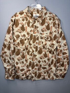 Zero Foxtrot Desert Camo Button-Up Shirt - SMALL NWOT